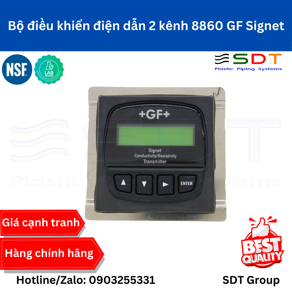 Bộ điều khiển điện dẫn 2 kênh 8860 GF Signet