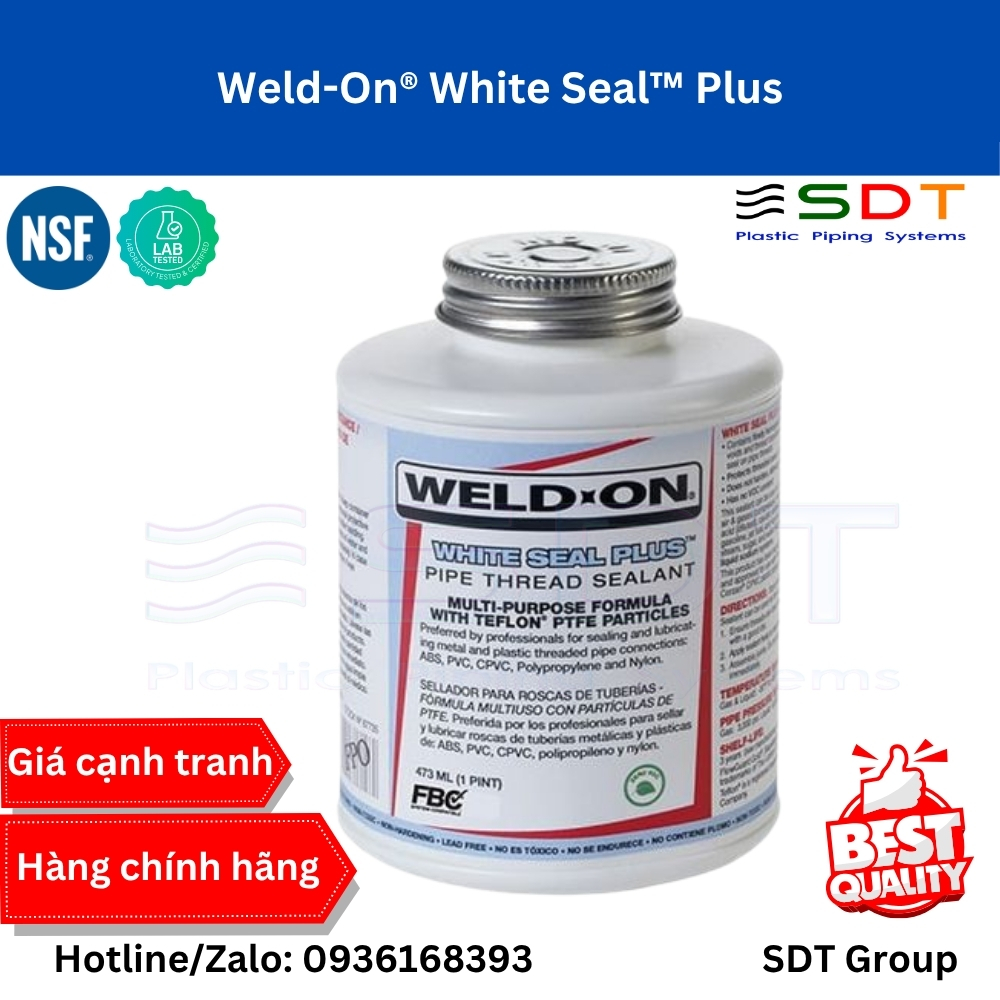 Hỗn Hợp Làm Kín Ren và Bảo Vệ Đường Ống Weld-On Sealants (USA)